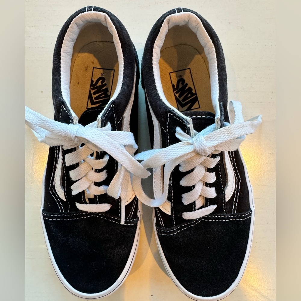 Vans Black and White Kids 2.0 US Shoes